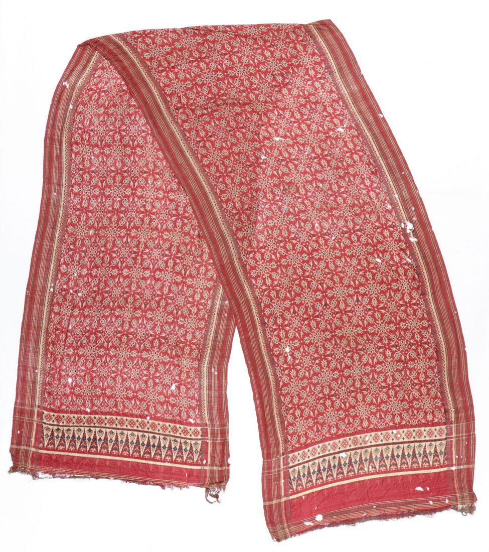 Antique Indian Patola Silk Ikat Textile (1 of 4)