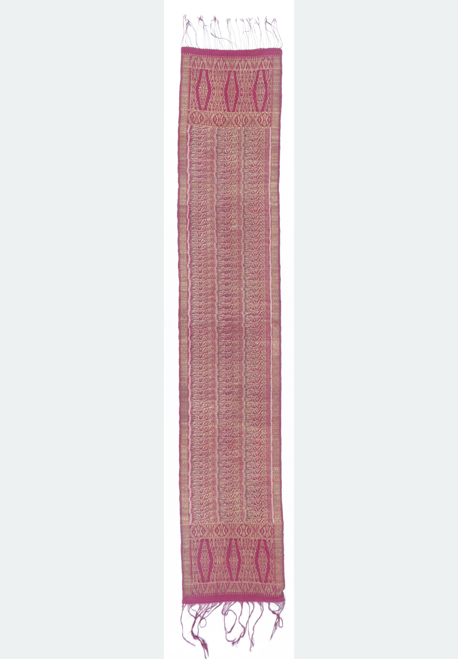 Antique Indonesian Ikat Breast Wrap with Songket (1 of 5)