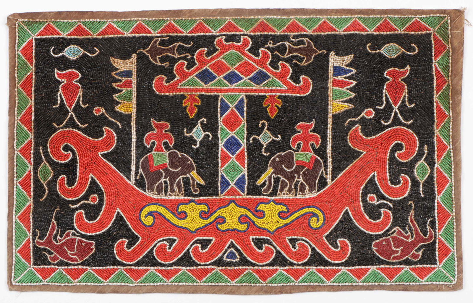 Beaded Ceremonial "Tampan", Lampung, Sumatra (1 of 2)