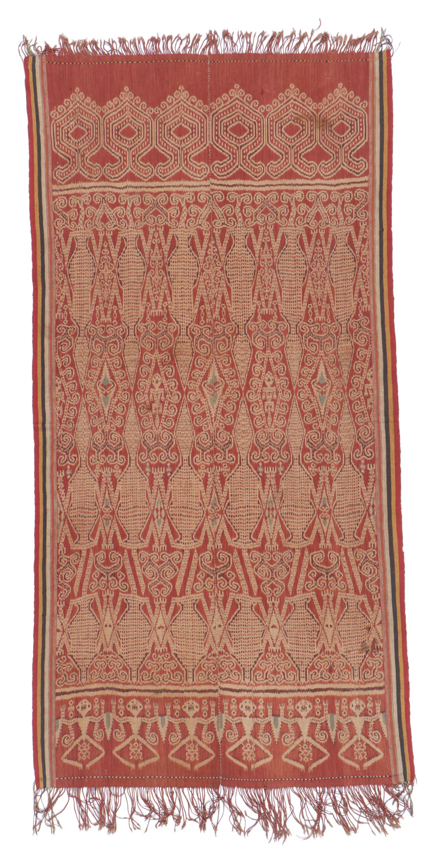 Antique  Pua Kombu Ceremonial Ikat Textile (1 of 4)