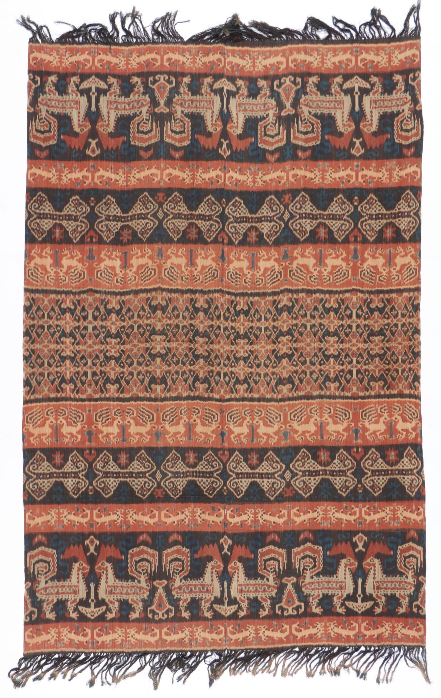 Old East Sumba Ikat Hinggi Textile (1 of 4)