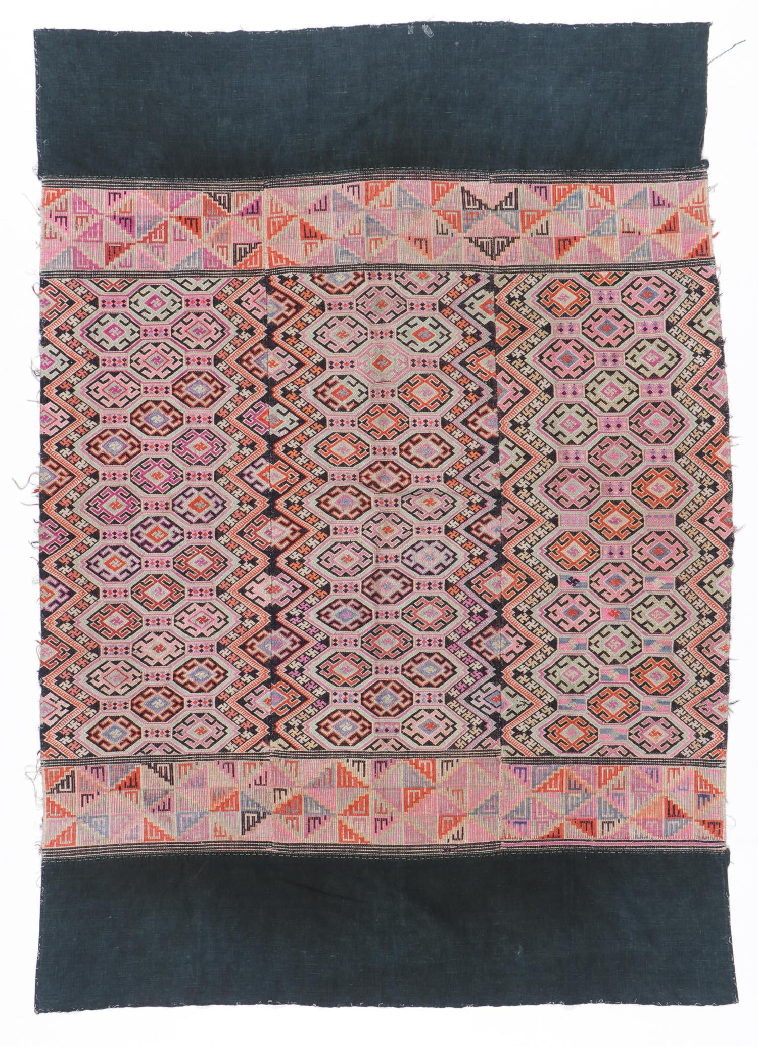 Beautiful Blanket Textile, Tujia People, China (1 of 4)