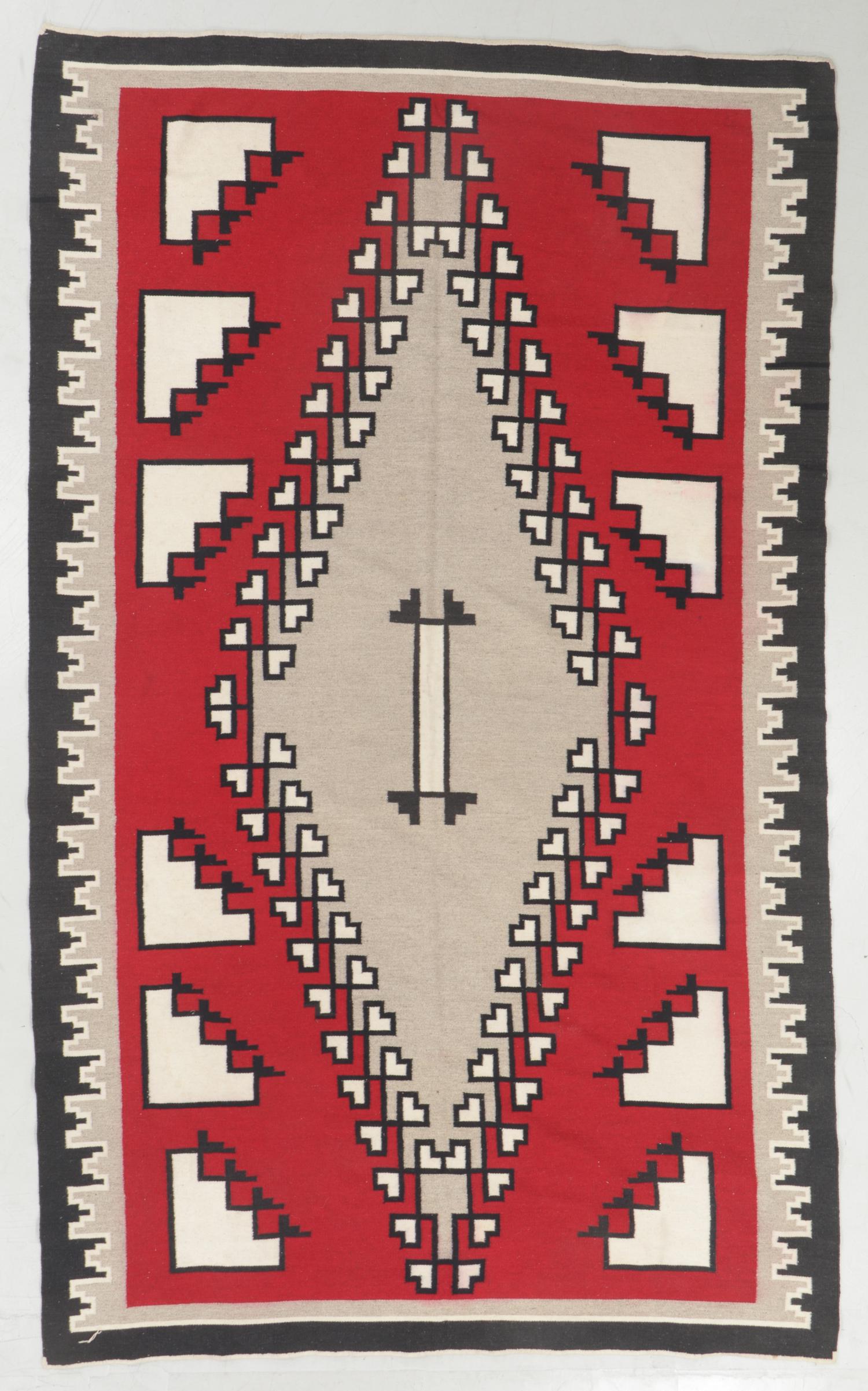 Large Navajo Rug:  6'3'' x 10'5'' (1 of 7)