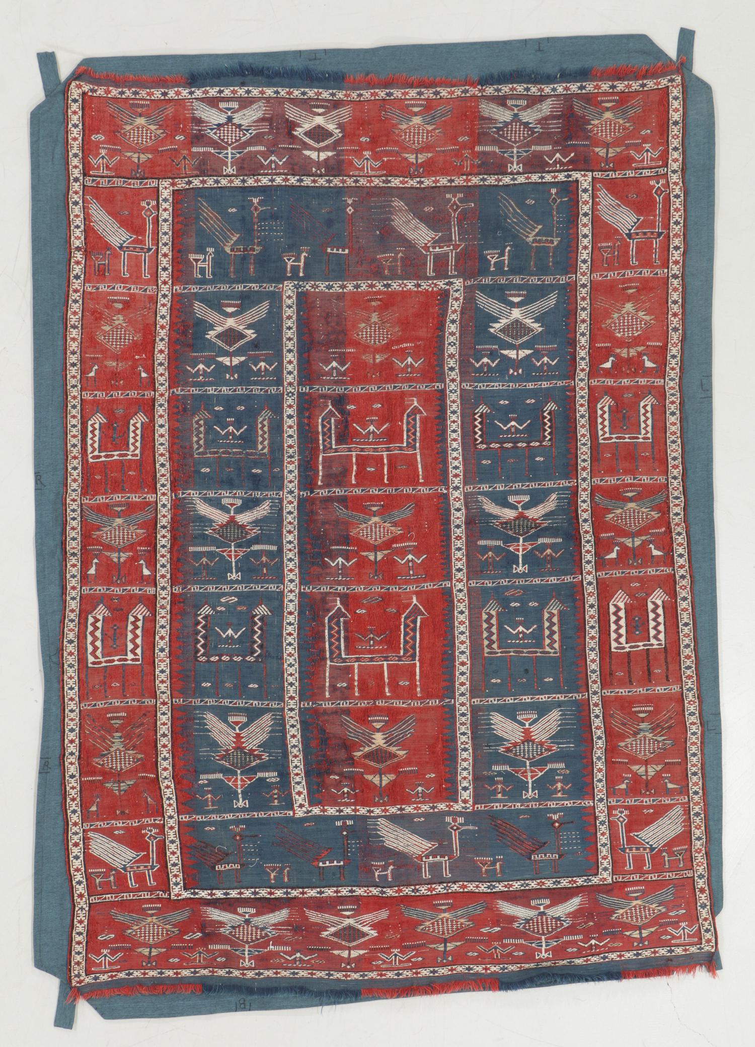 Antique Verneh Rug, Caucasus: 4'4'' x 6'2'' (1 of 6)