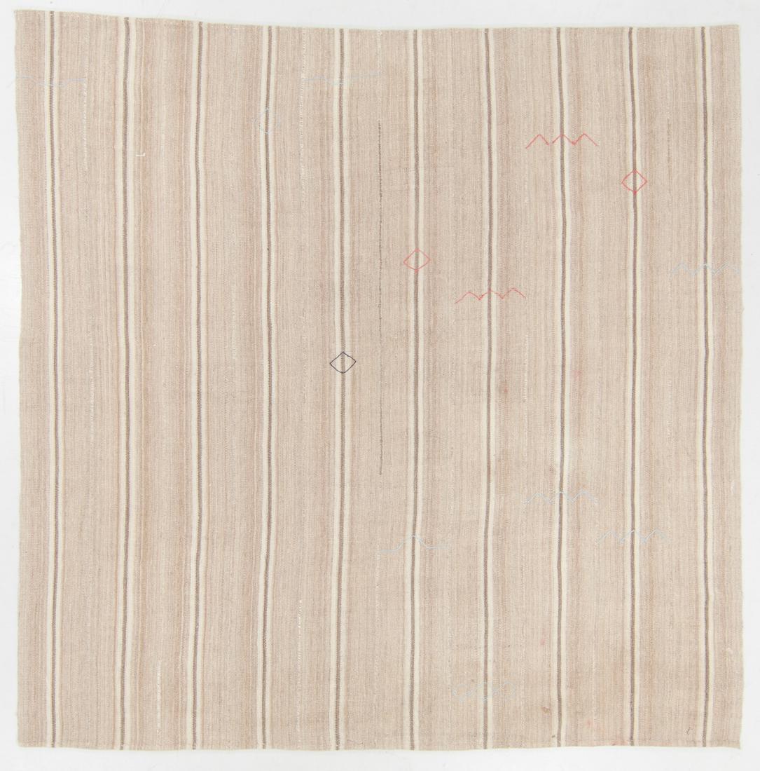 Large Vintage Striped Jajim/Kilim, Persia: 9'3'' x (1 of 6)