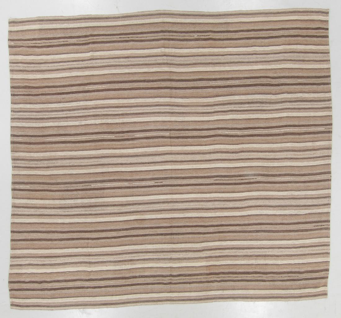 Large Vintage Striped Jajim/Kilim, Persia: 12'8'' x (1 of 6)