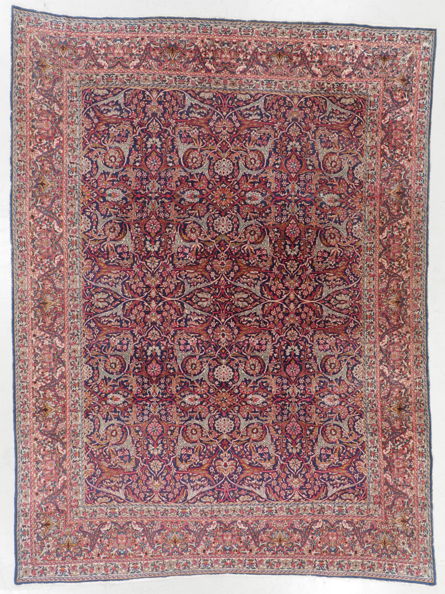 Antique Kerman Rug, Persia: 8'7'' x 11'4'' (1 of 6)
