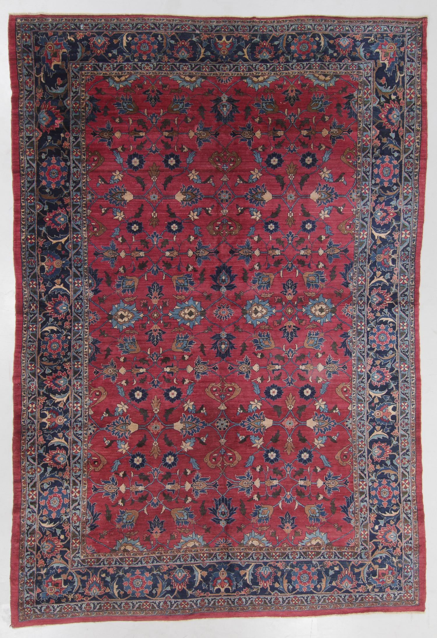 Antique Kerman Rug, Persia: 10'3'' x 14'8'' (1 of 6)