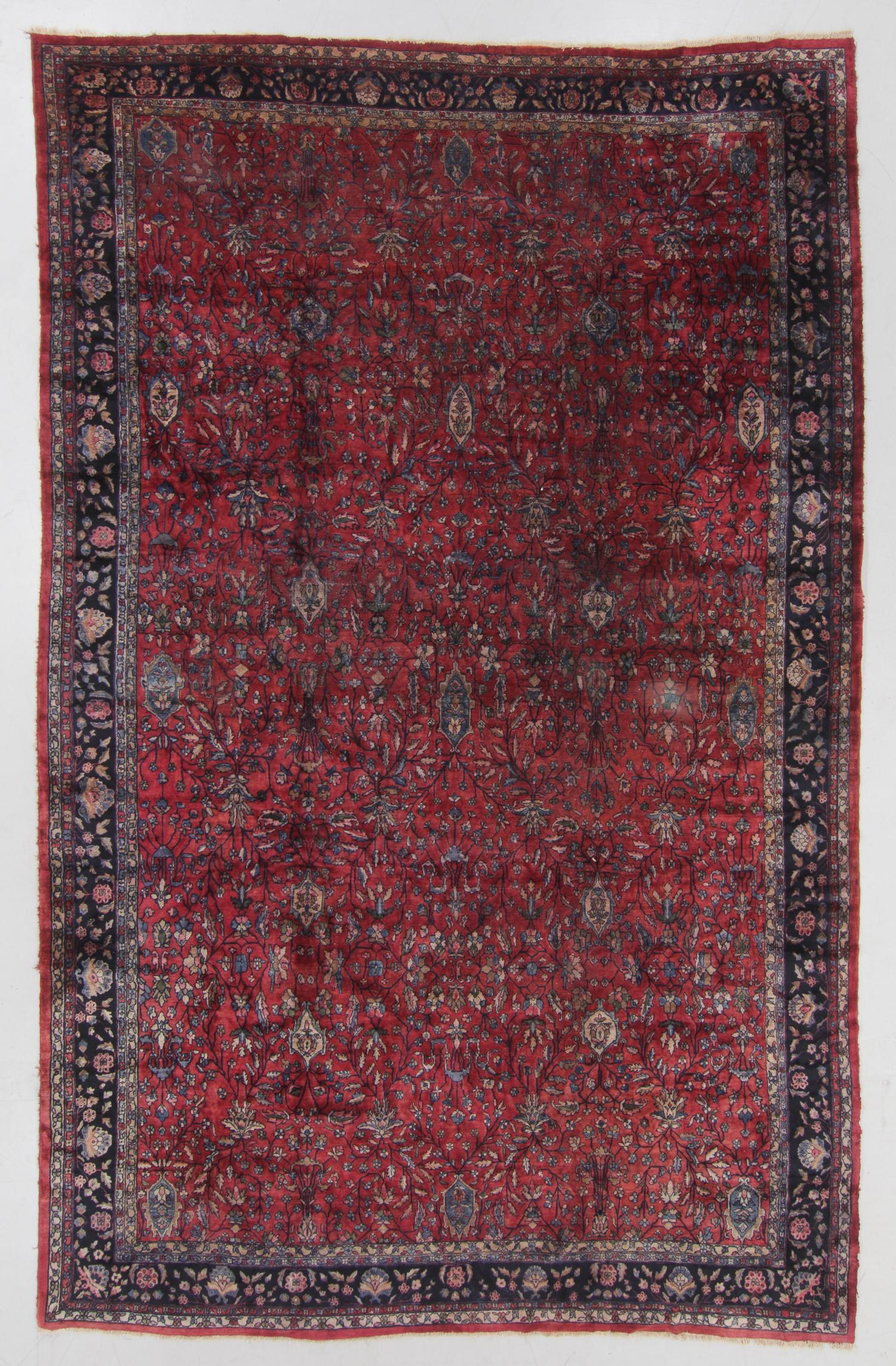 Antique Ferahan Sarouk Rug, Persia: 10 (1 of 6)