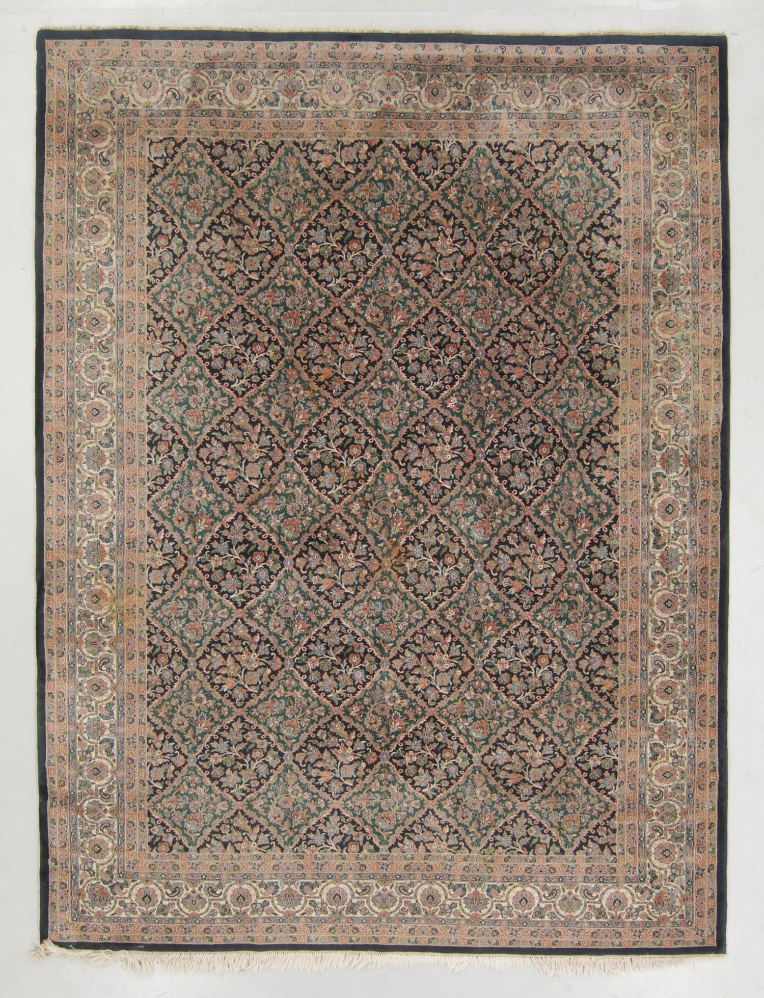 Modern Tabriz Style Rug, India: 8'10'' x 11'10'' (1 of 6)