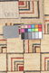 Modern Mid Century Design Wool Rug, Afghanistan: 8'4'' - 5
