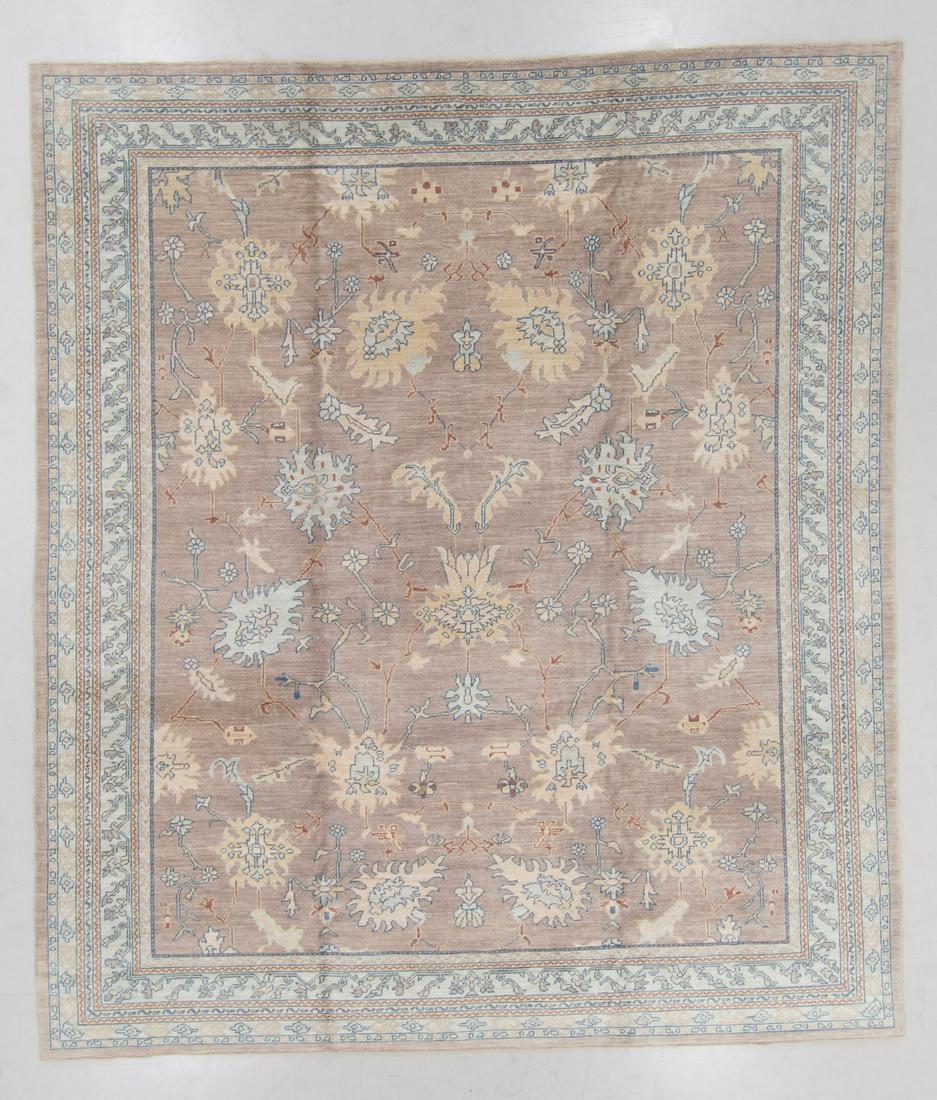 Modern Oushak Style Rug, Afghanistan: 11'7'' x 13'2'' (1 of 6)
