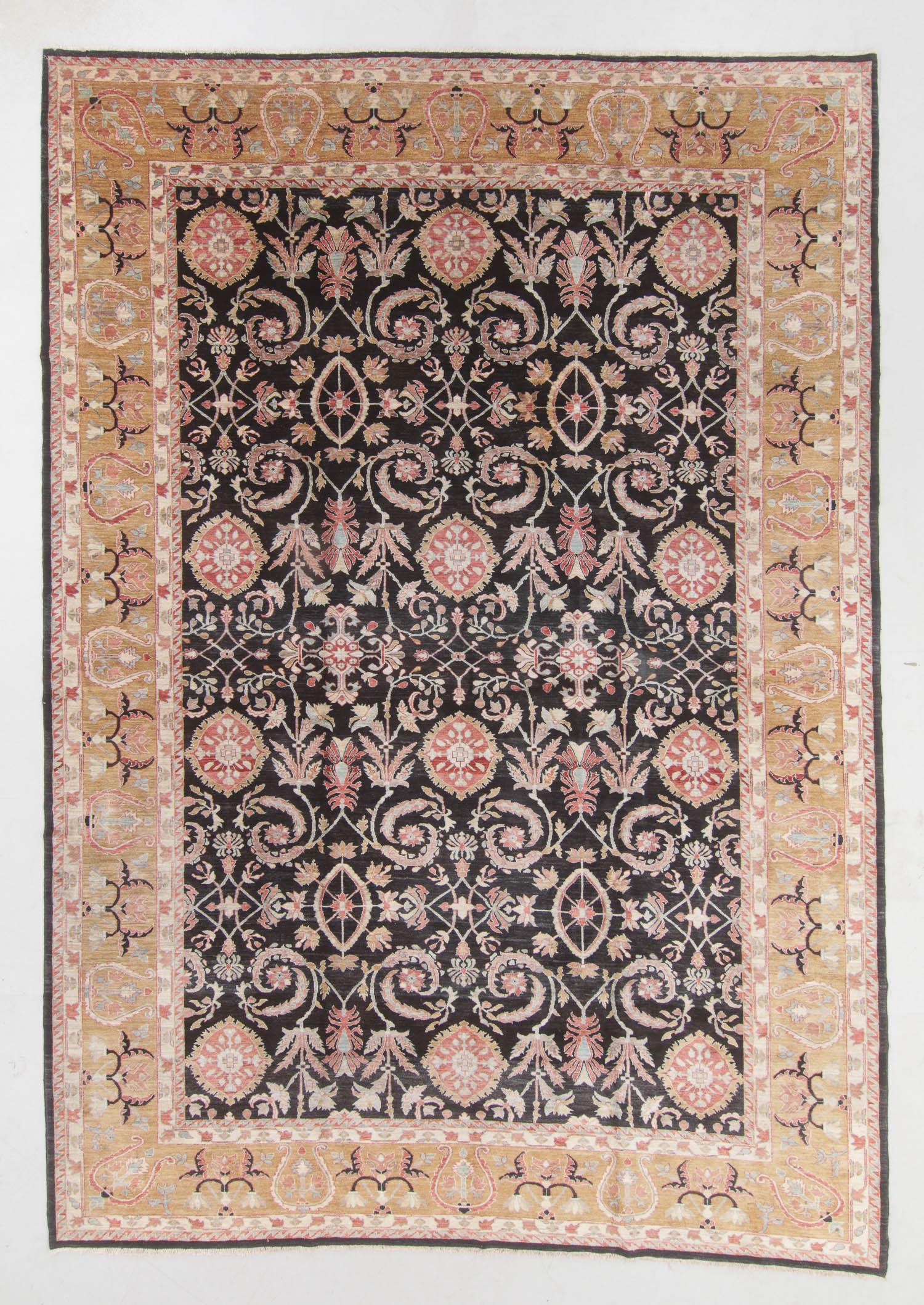 Fine Modern Tabriz Style Rug, Afghanistan: 12'3'' x (1 of 6)