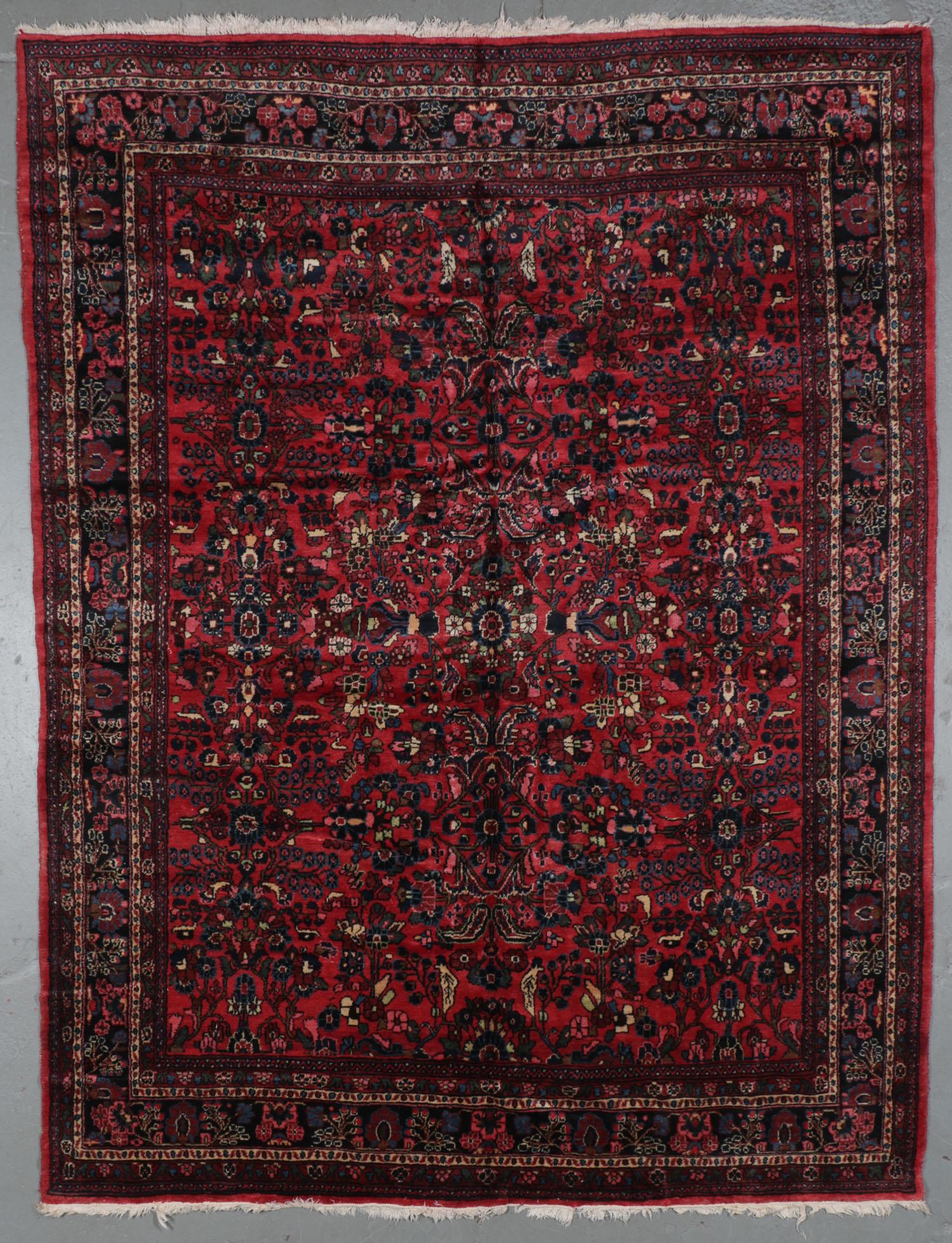 Semi-Antique Hamadan Rug: 8'11'' x 11'7'' (1 of 6)