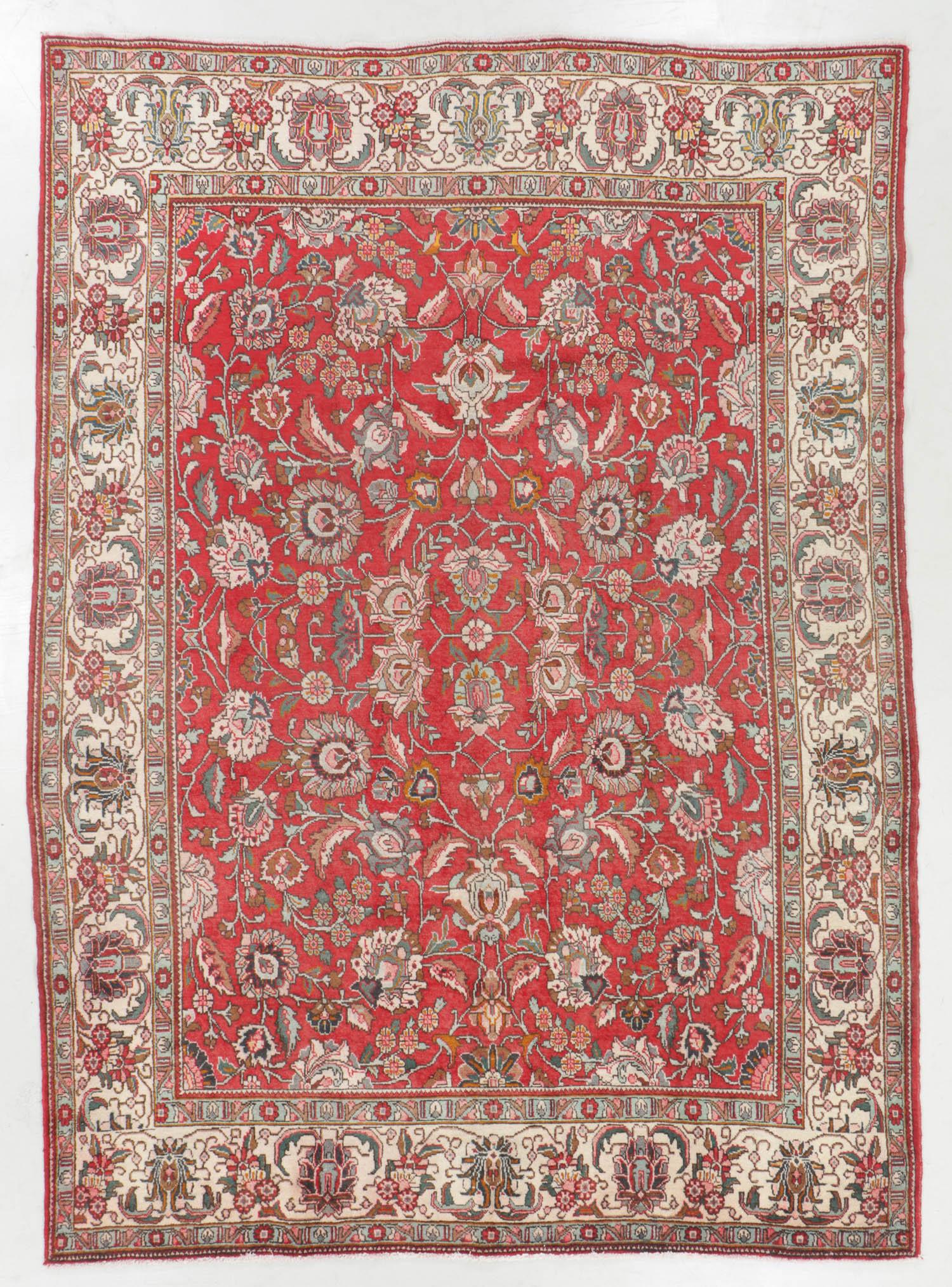 Semi-Antique Mahal Rug, Persia: 8'1'' x 11'2'' (1 of 6)
