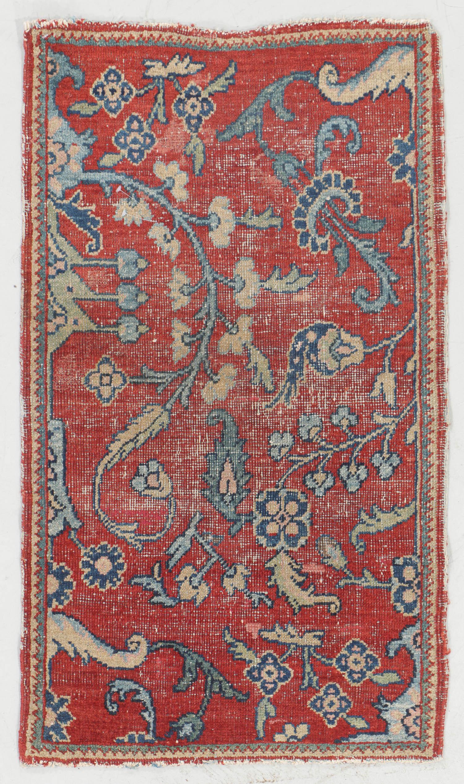 Antique Sultanabad Sampler Rug, Persia: 2'1'' x 3'5'' (1 of 6)