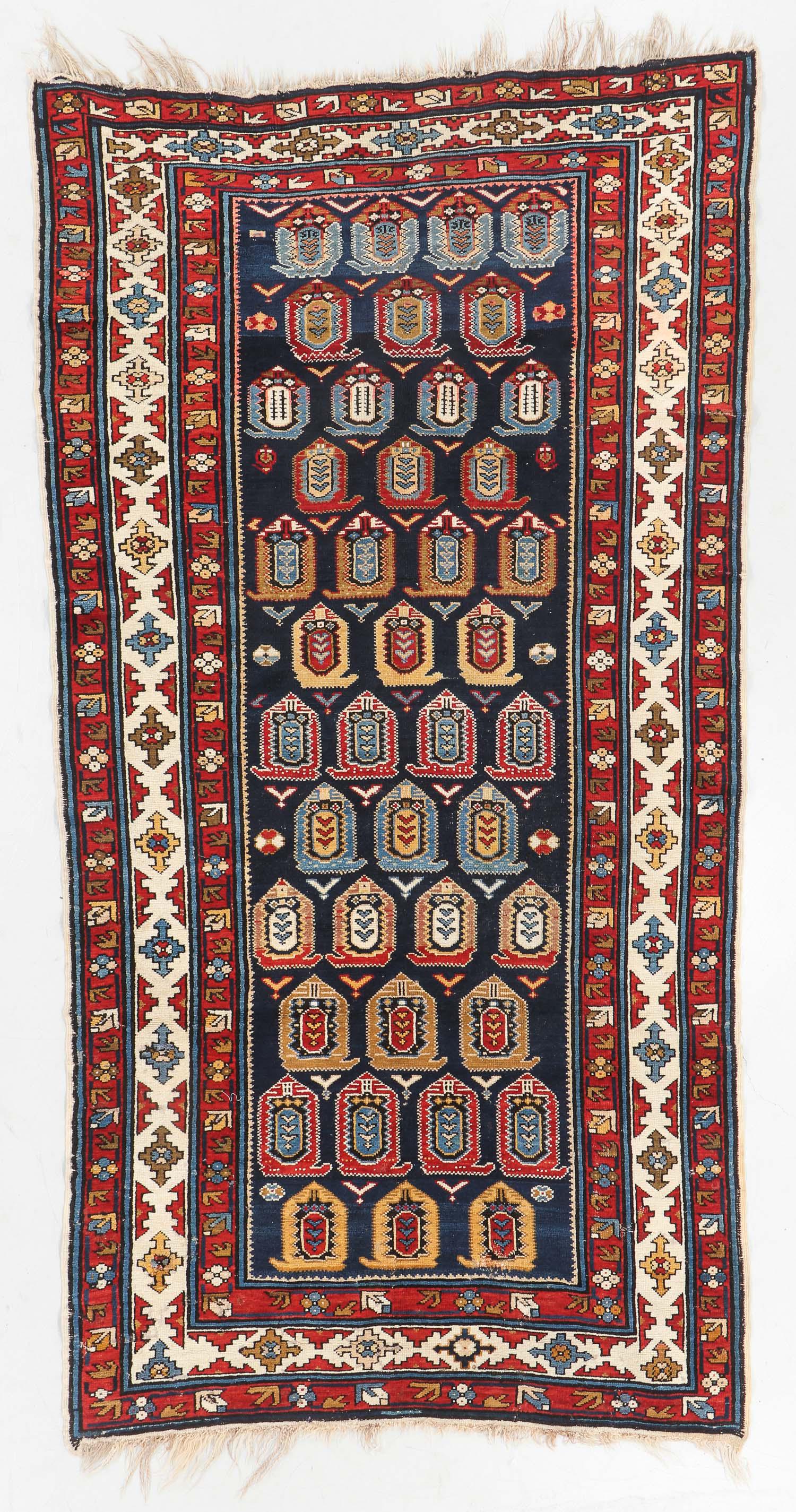 Antique Lenkoran Rug, Caucasus: 5'1'' x 9'8'' (1 of 6)