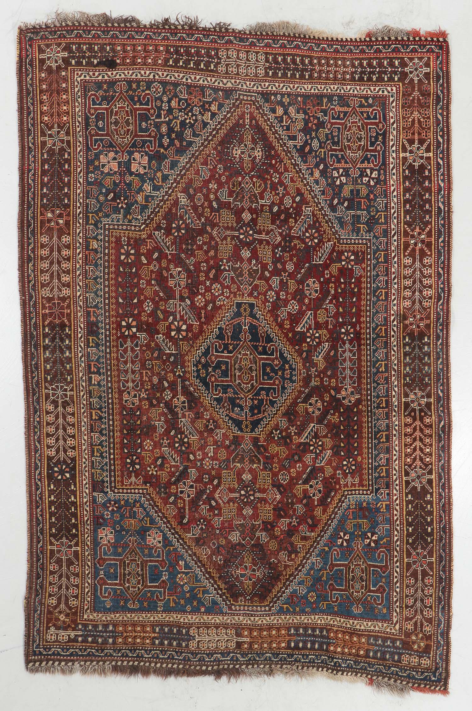 Antique Gashgai Rug, Persia: 5'2'' x 7'10'' (1 of 6)