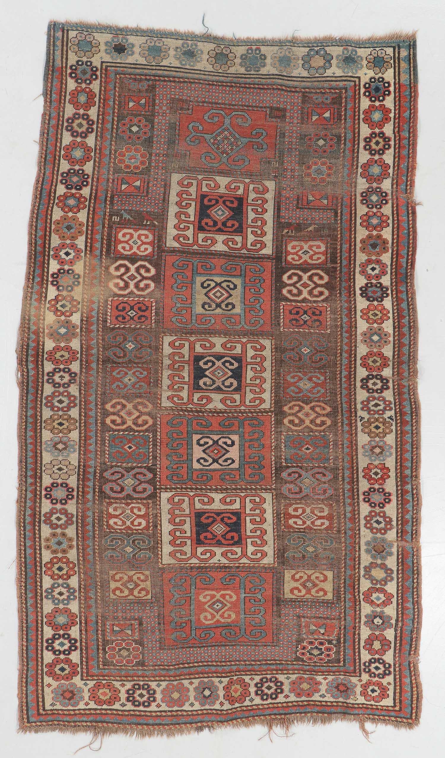 Antique Kazak Rug, Caucasus: 4'1'' x 7'1'' (1 of 6)