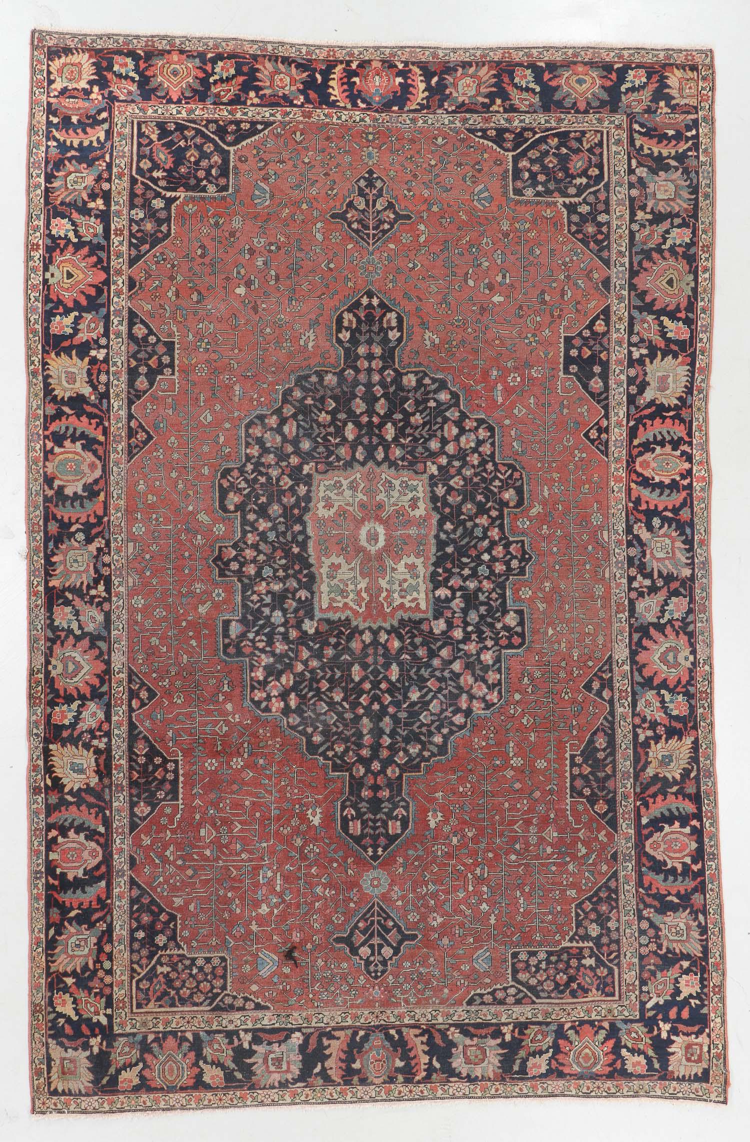 Antique Ferahan Sarouk Rug, Persia: 6'8'' x 10'6'' (1 of 6)