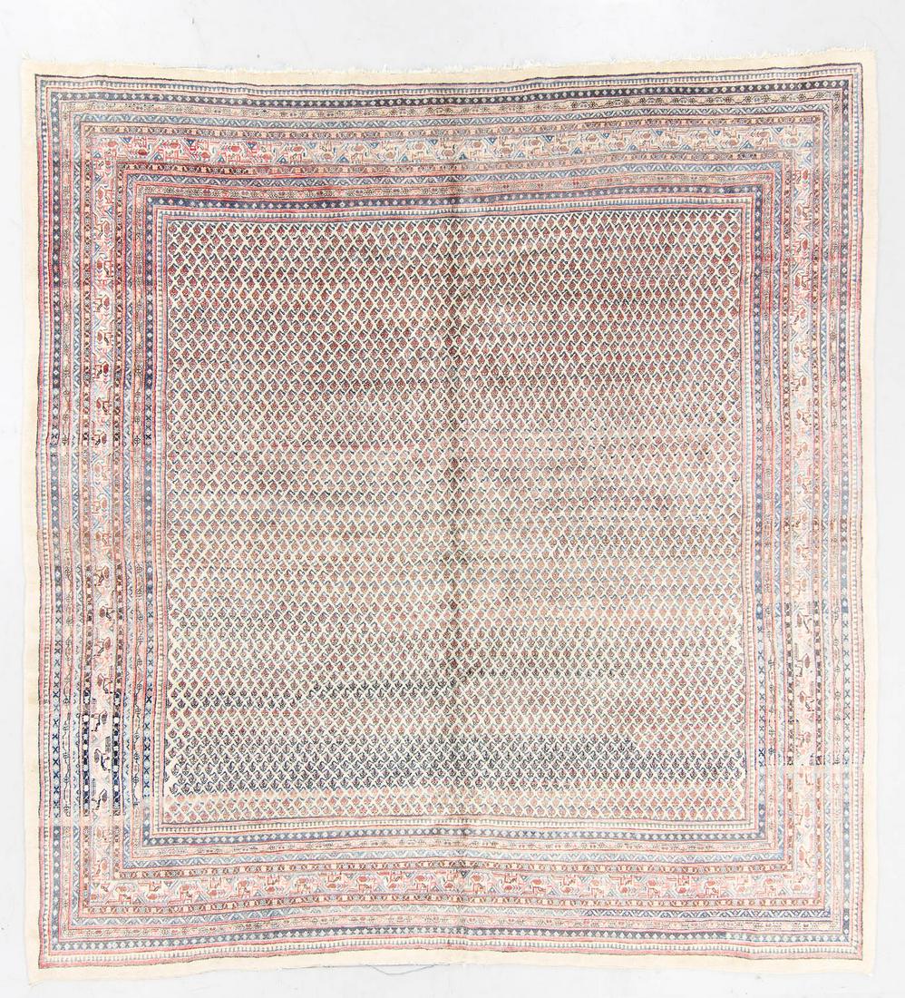 Semi-Antique Mir Sarouk Rug, Persia: 10'1'' x 10'7'' (1 of 6)