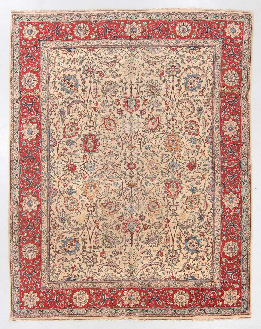 Semi-Antique Tabriz Rug, Persia: 8'9'' x 11'1'' (1 of 6)