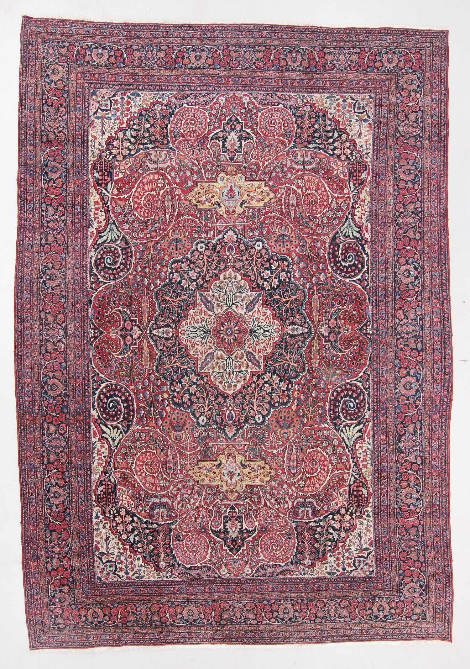 Semi-Antique Tabriz Rug, Persia: 11'1'' x 16'6'' (1 of 6)