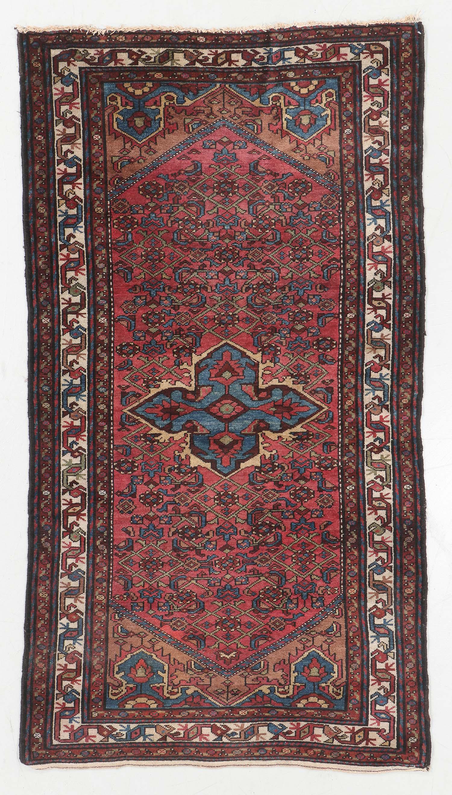 Antique Hamadan Rug, Persia: 3'5'' x 6'4'' (1 of 6)