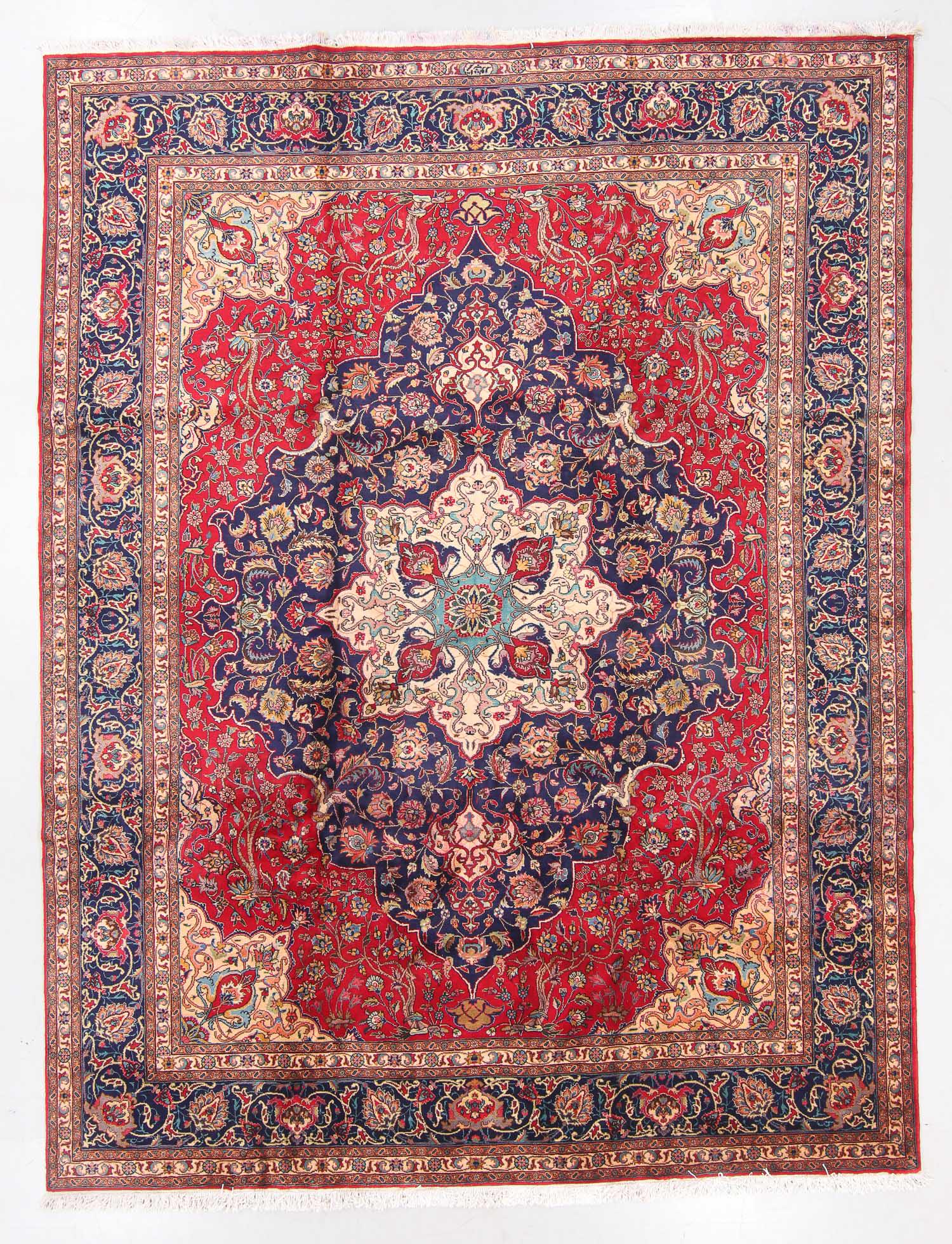Semi-Antique Tabriz Rug, Persia: 9'11'' x 12'9'' (1 of 6)