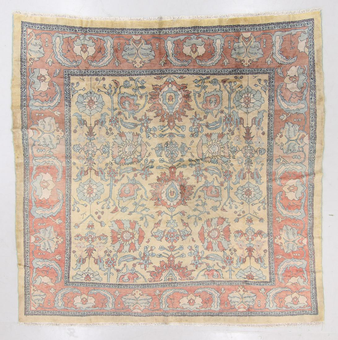 Vintage Sultanabad Rug, Persia: 12'4'' x 12'8'' (1 of 6)