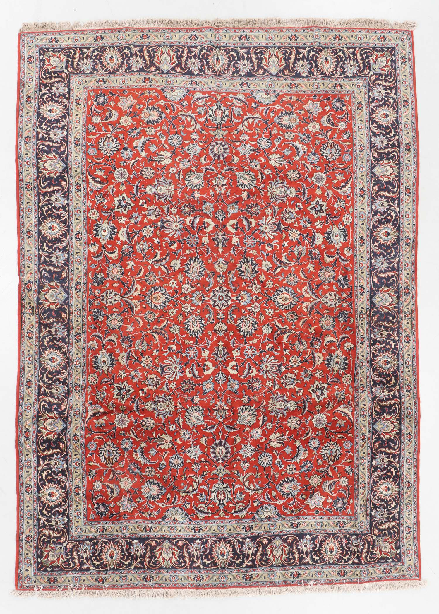 Semi-Antique Kashan Rug, Persia: 6'8'' x 9'2'' (1 of 6)