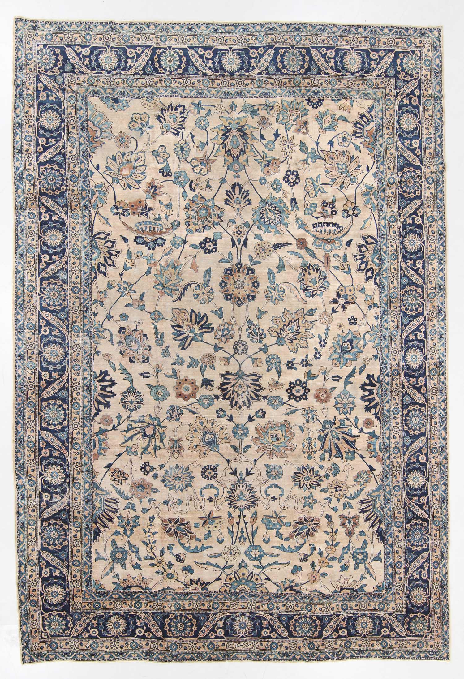 Antique Kerman Rug, Persia: 9'6'' x 14'2'' (1 of 6)