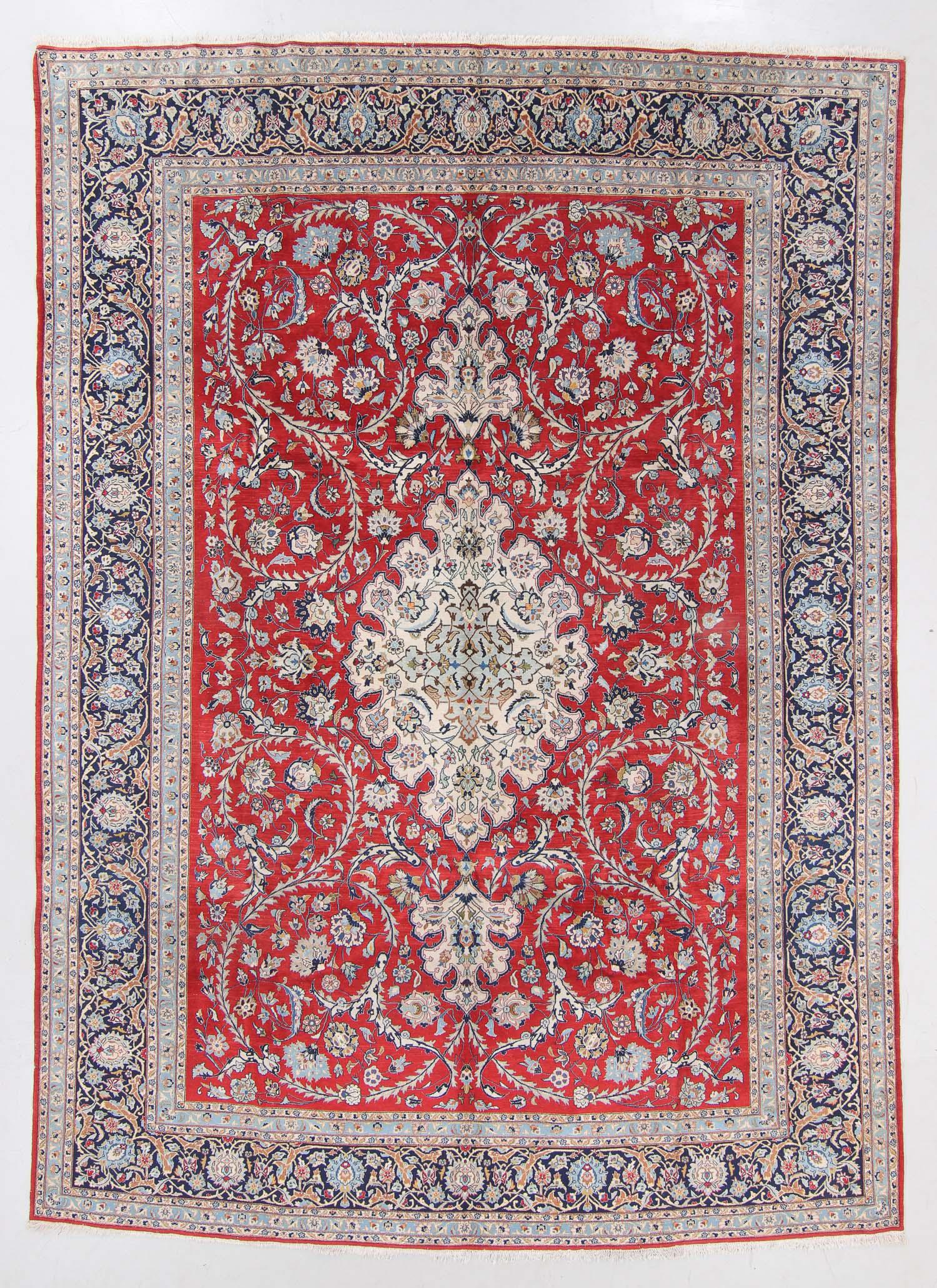 Semi-Antique Kashan Rug, Persia: 9'10'' x 13'6'' (1 of 6)