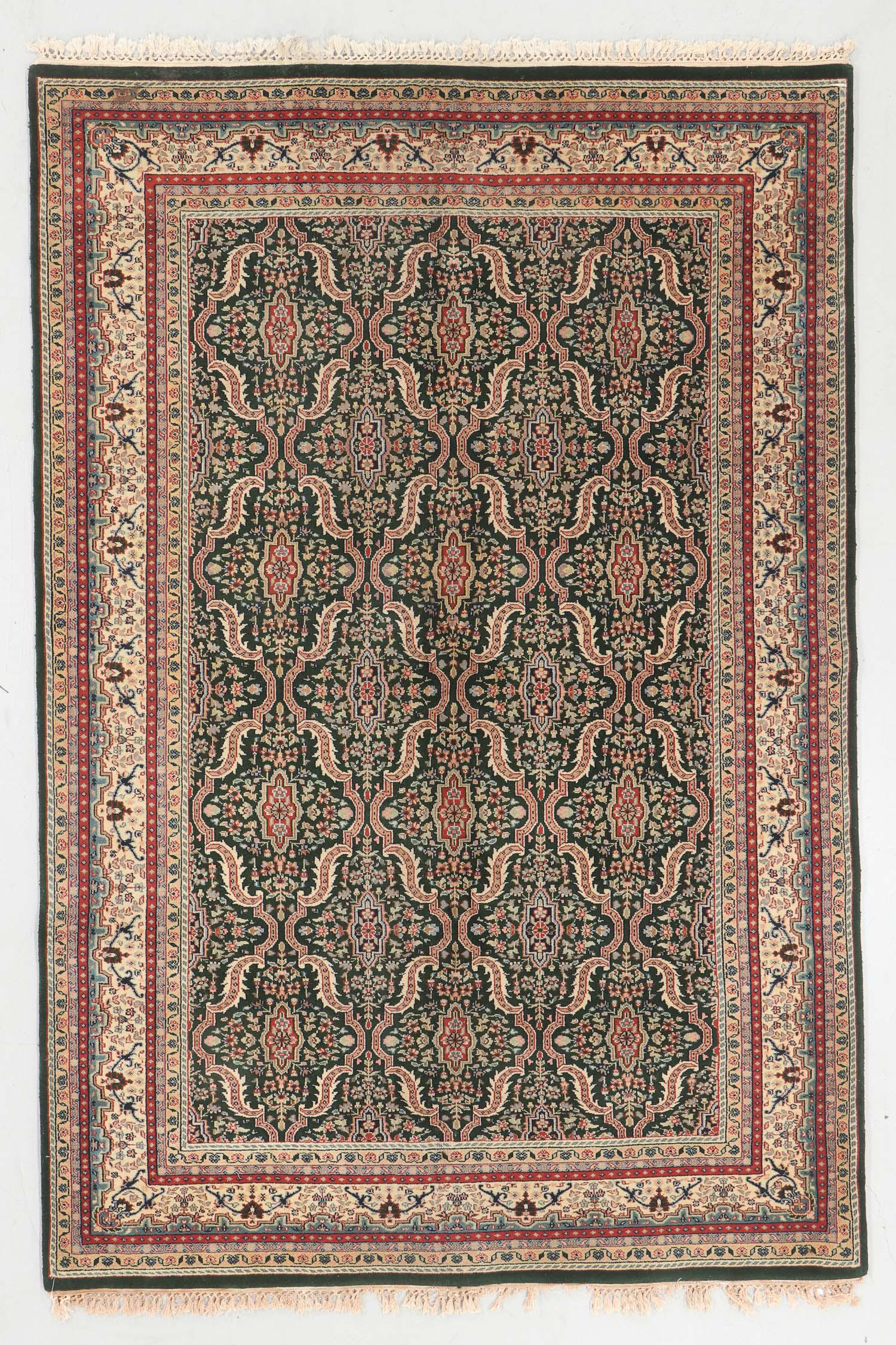 Vintage Tabriz Style Rug, India: 5'6'' x 8'1'' (1 of 6)