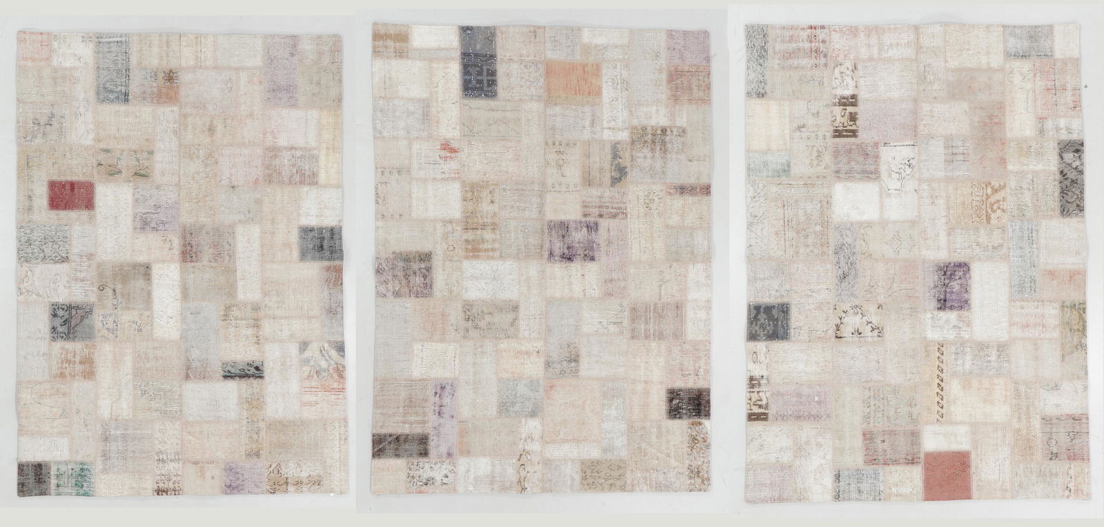 3 Vintage Kilim Patchwork Rugs, Turkey (1 of 10)