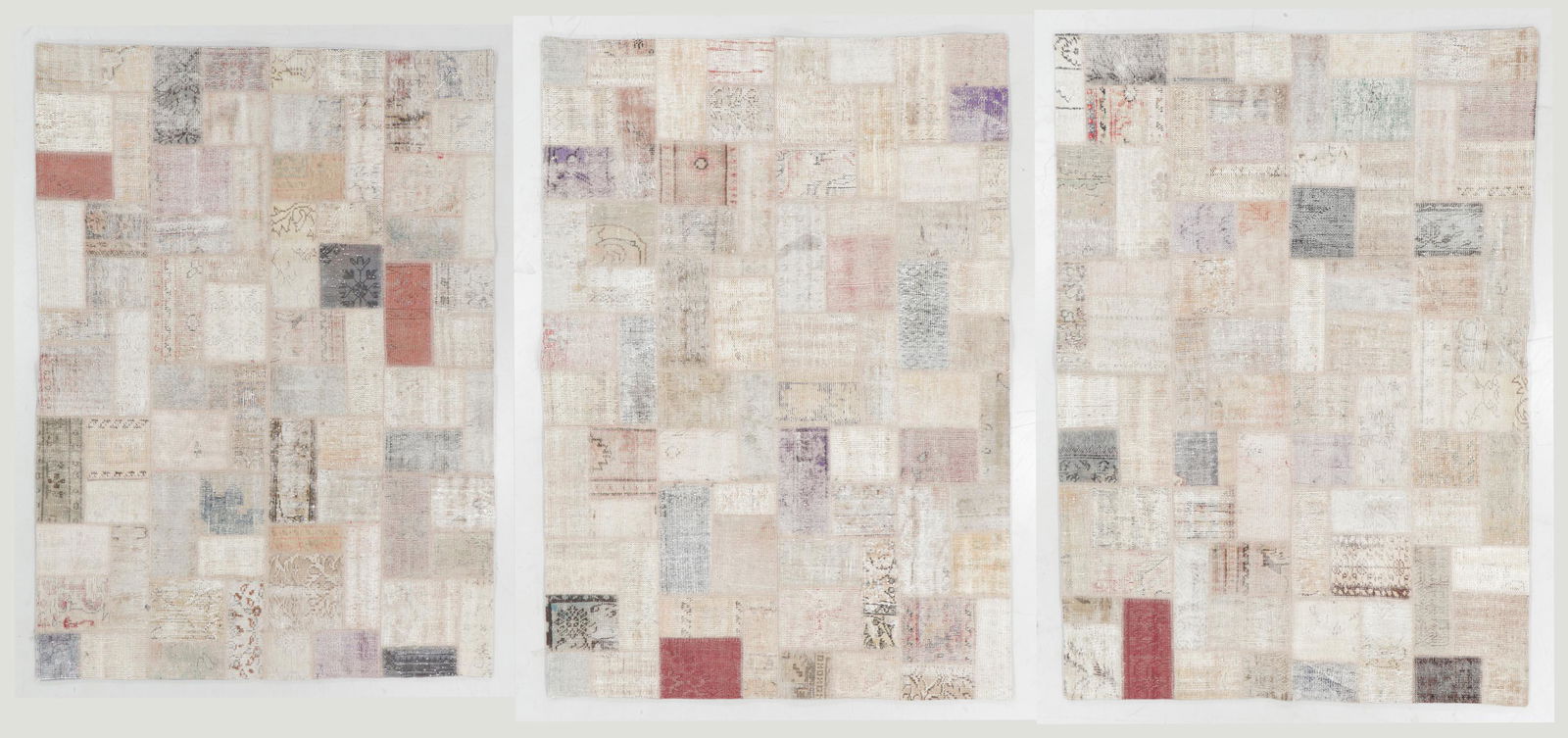 3 Vintage Kilim Patchwork Rugs, Turkey (1 of 10)