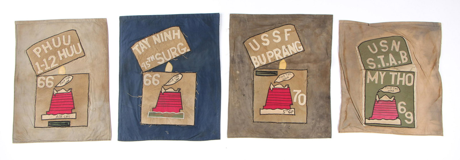 Vietnam War Banner Flags: (1 of 5)