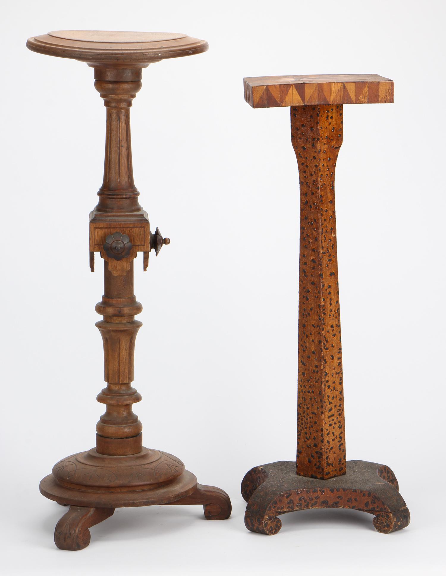 Two Antique Plant Stands (1 of 7)