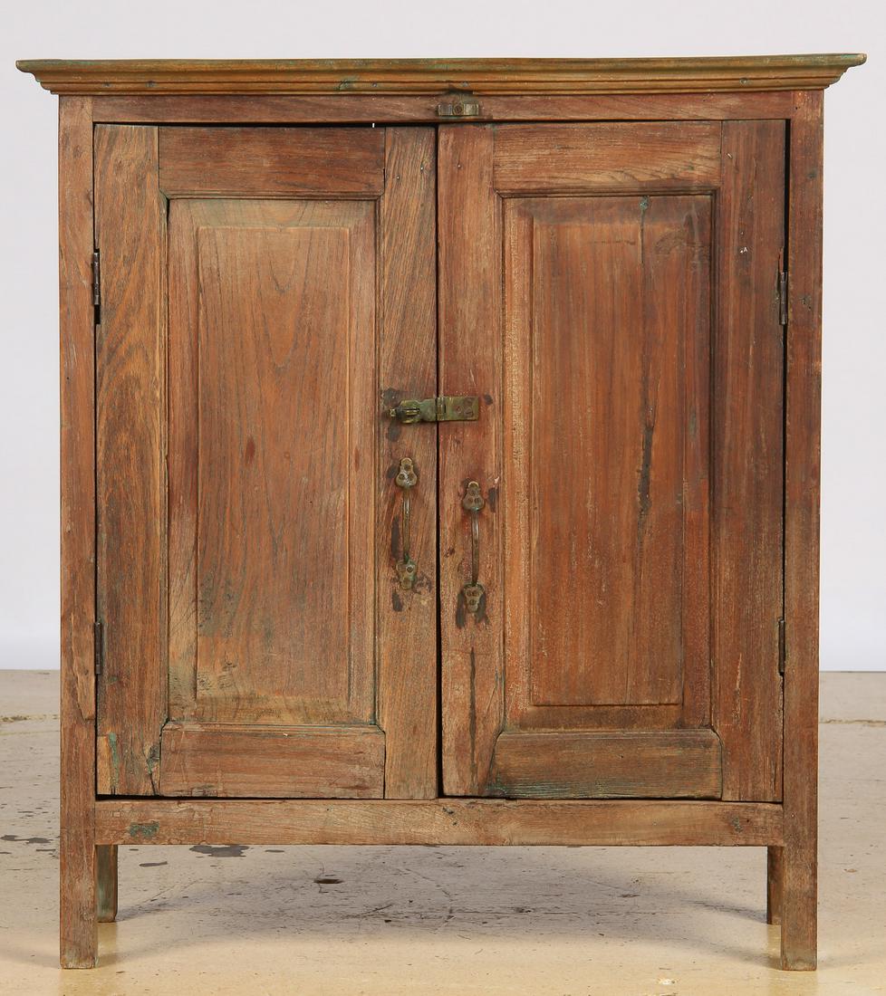 Rustic Anglo Indian Cabinet, Early 20th C. (1 of 8)
