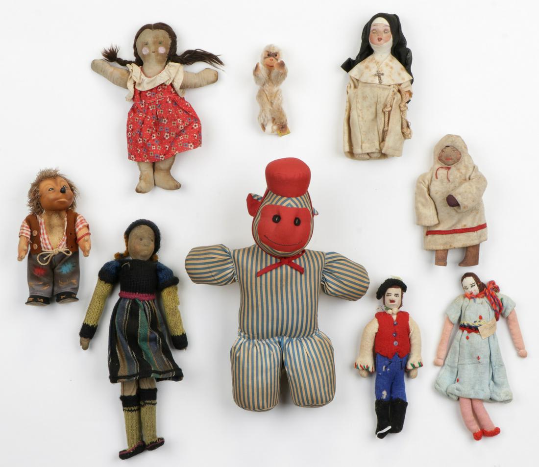 Group of Vintage Steiff and Other Dolls (1 of 5)