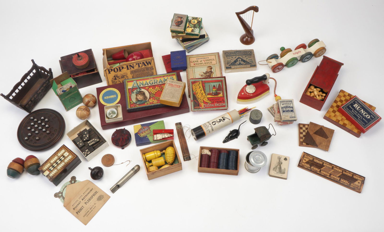 Group of Vintage Games, Chess Sets, Tarot Cards, (1 of 4)