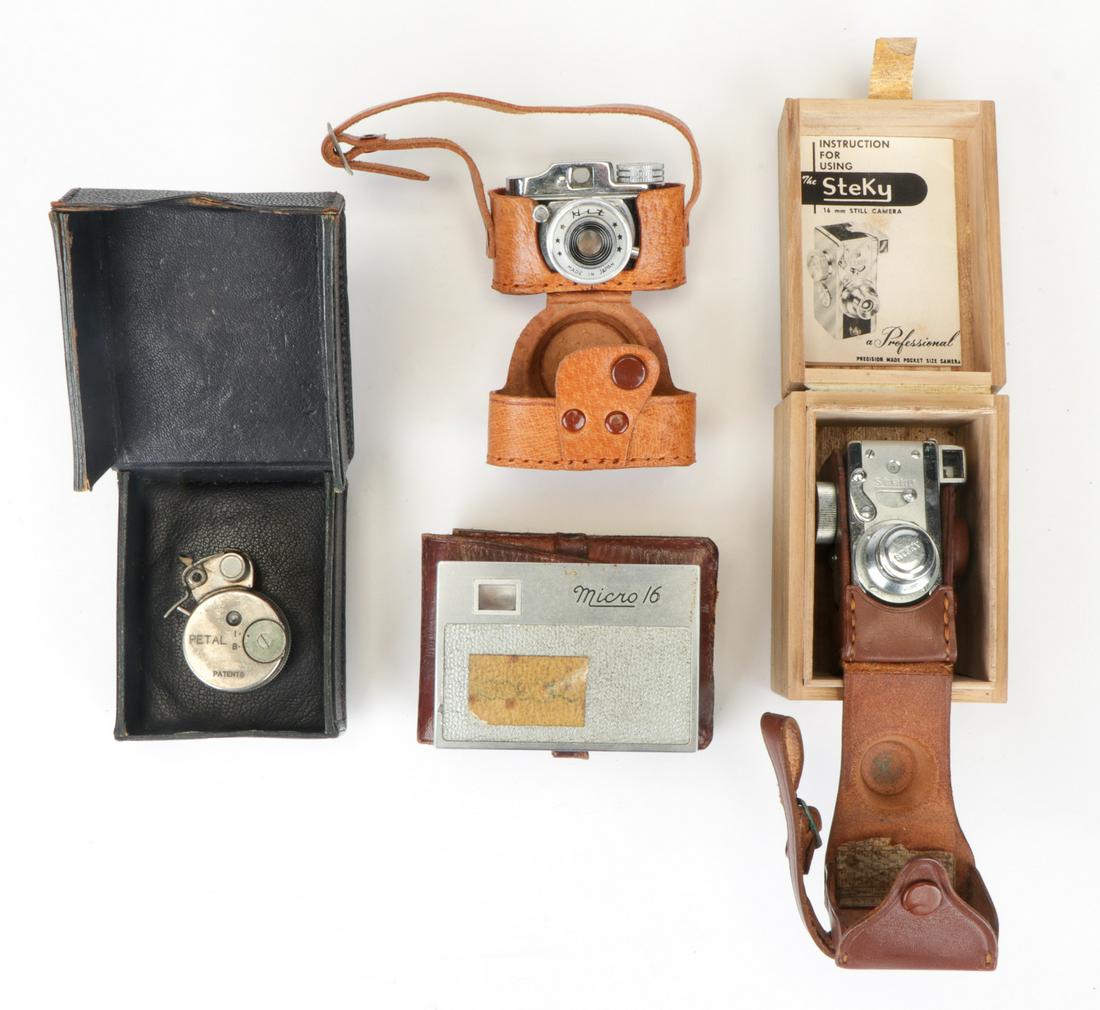 Four 16 mm. Spy Cameras (1 of 7)