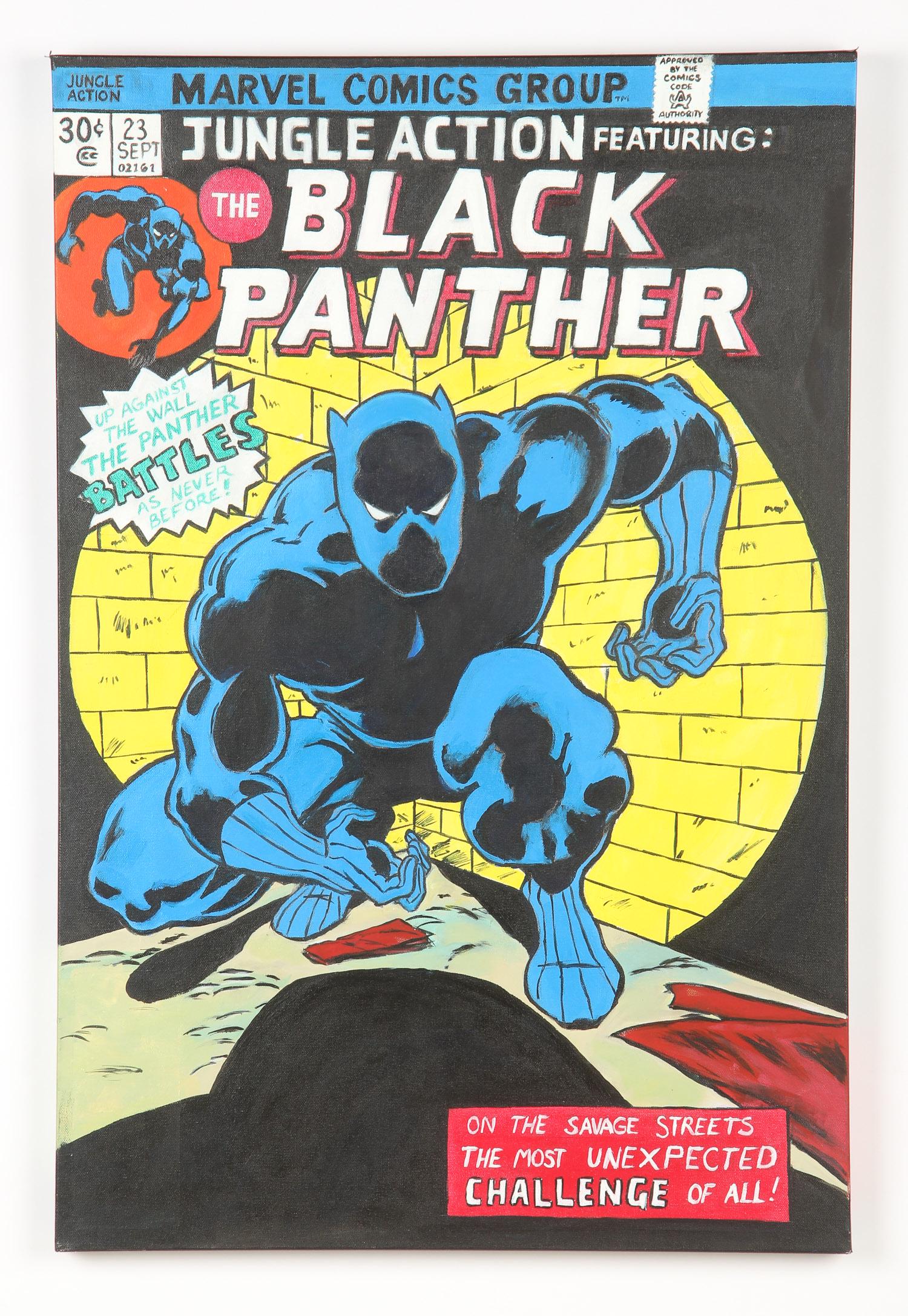 Black Panther Painting by Takira Lemaine (1 of 3)