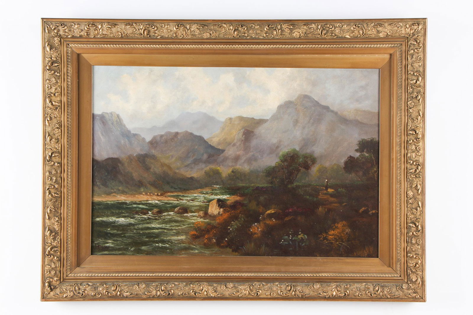 Jack M. Ducker (20th century) "Mountain Landscape" (1 of 2)