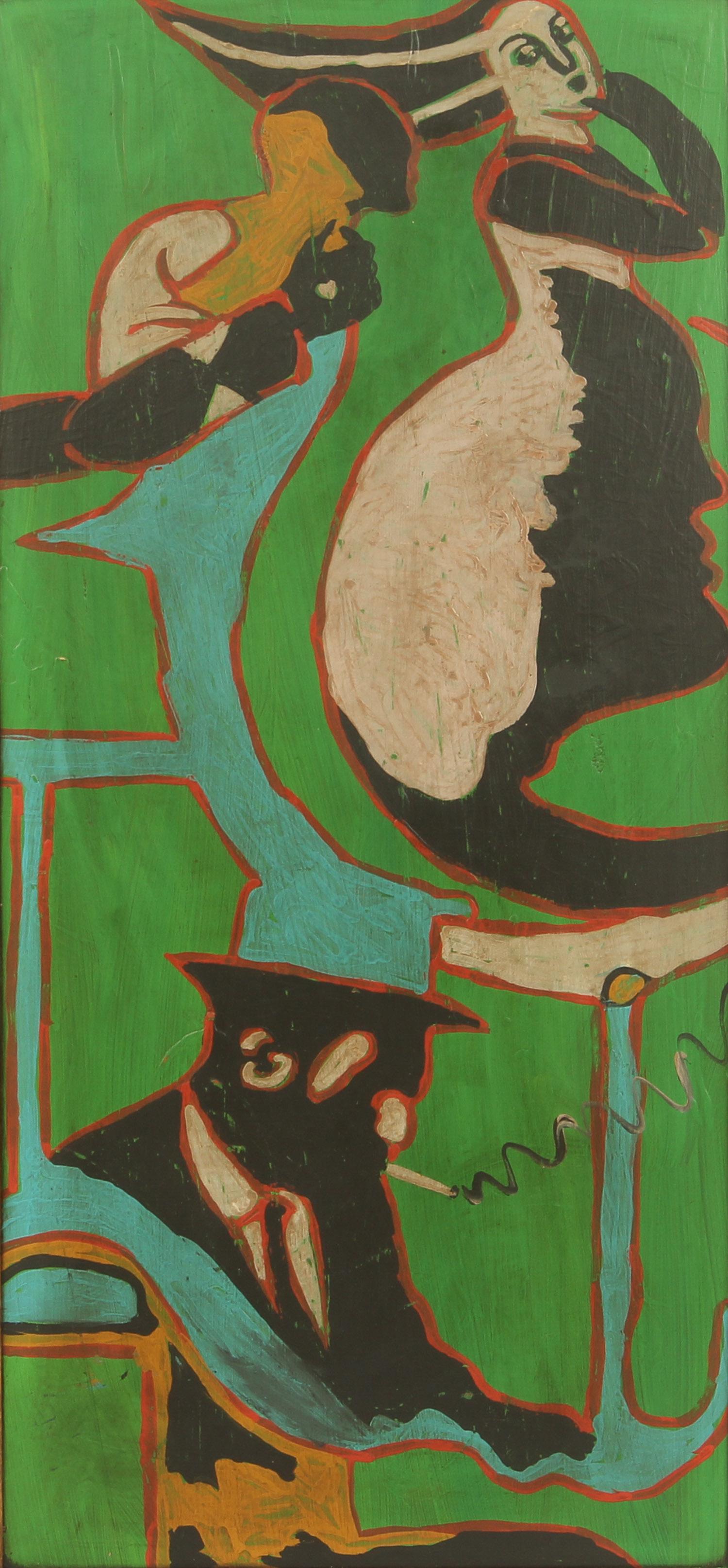 Leon Collins (20th c.) "The Call of a Man", 1993 (1 of 4)