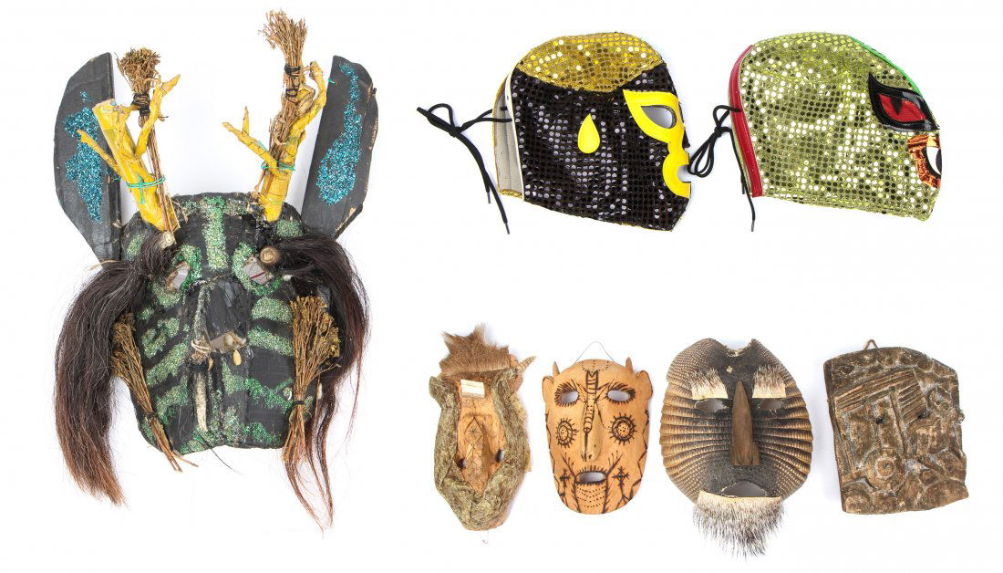 Collection of 7 Mexican Masks (1 of 10)
