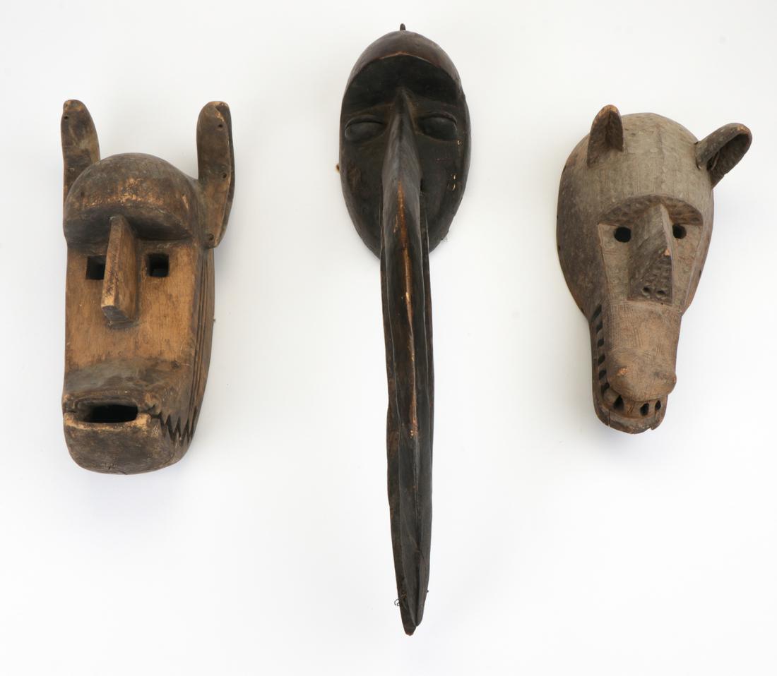 Three West African Masks (1 of 6)