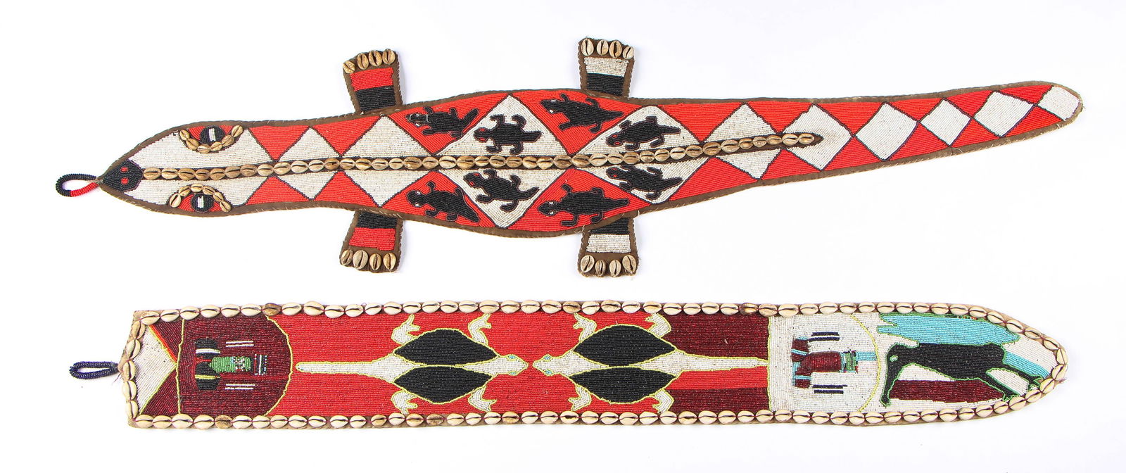 2 Vintage Yoruba Beaded Artifacts, Nigeria (1 of 6)