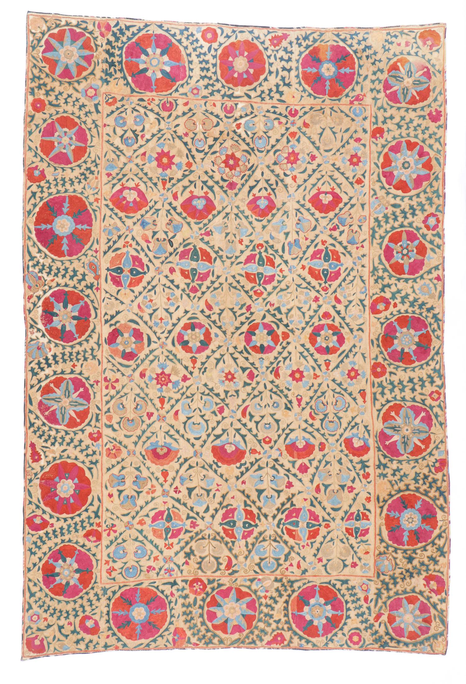 Fine Antique Central Asian Suzani (1 of 5)