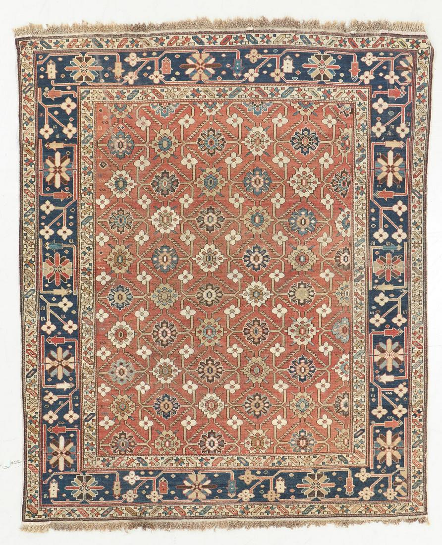 Antique Kuba Rug, Caucasus: 4'5'' x 5'4'' (1 of 6)